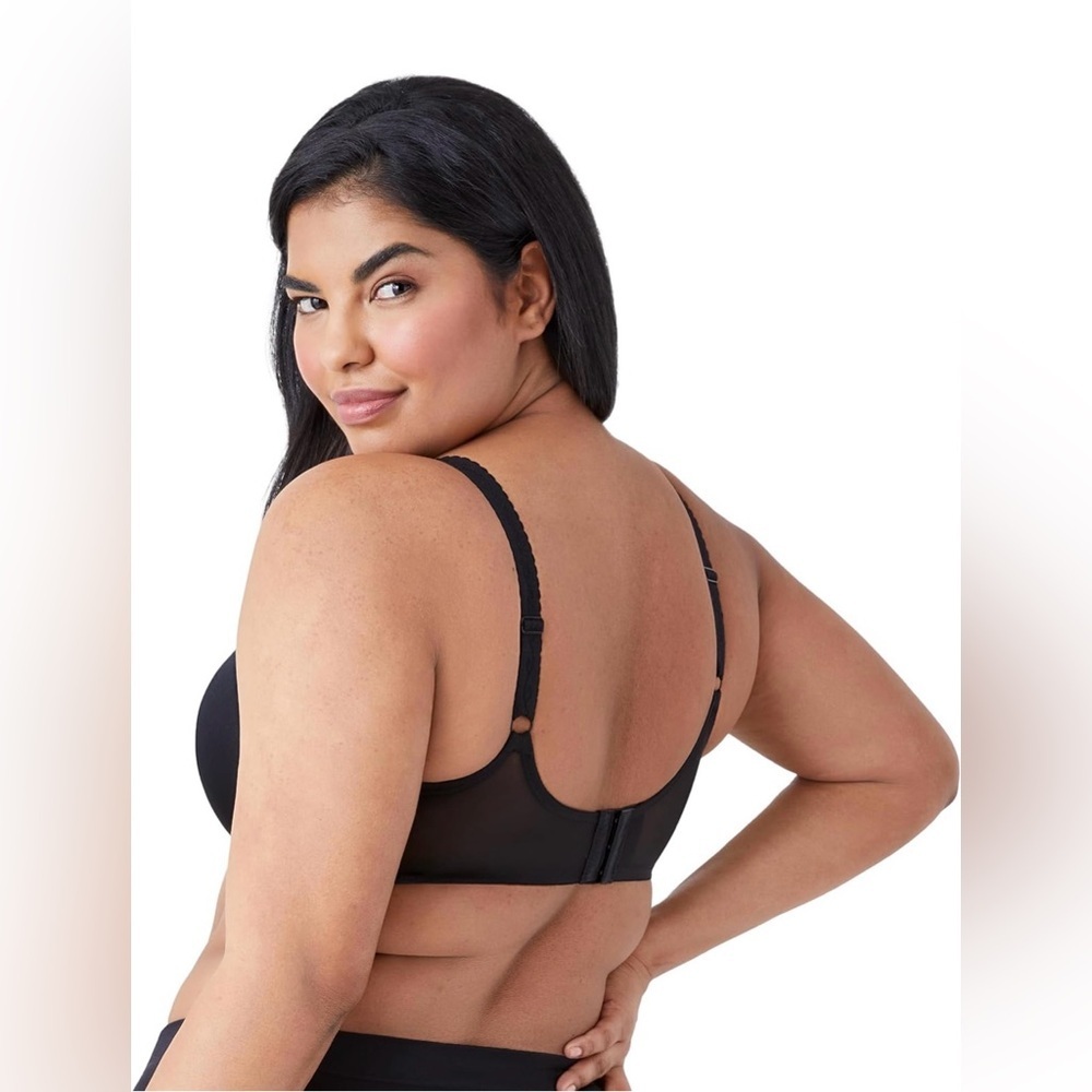 WACOAL Full Figure Simple Shaping Minimizer Bra 44DDD Black 857109 - Picture 3 of 8